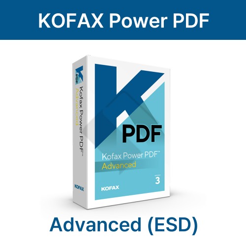 KOFAX Power PDF 코팩스파워 편집 솔루션 기업용 Advanced (ESD) 이메일발송